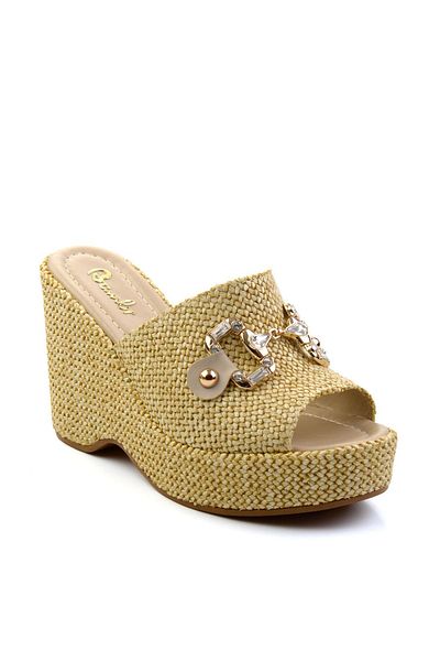 Bambi Beige Women's Slippers K04688002028