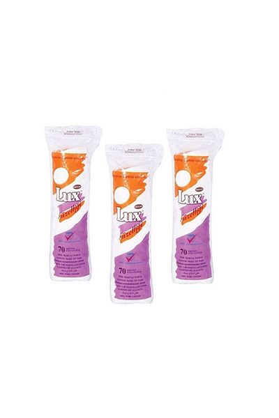 LUX Disk Makeup Removal Cotton - - 3X70 Pieces