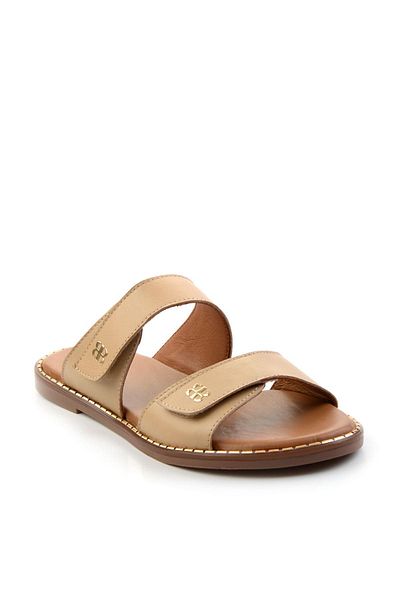Bambi Nude Leather Women's Slippers K04073102003