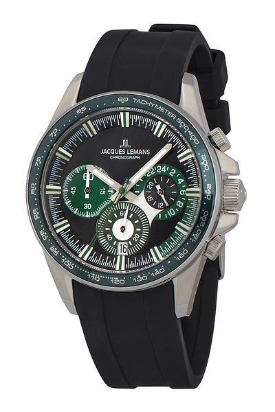 Jacques Lemans Ανδρικό Ρολόι Jacques Lemans 1-2127C, Quartz, 40mm, 10ATM