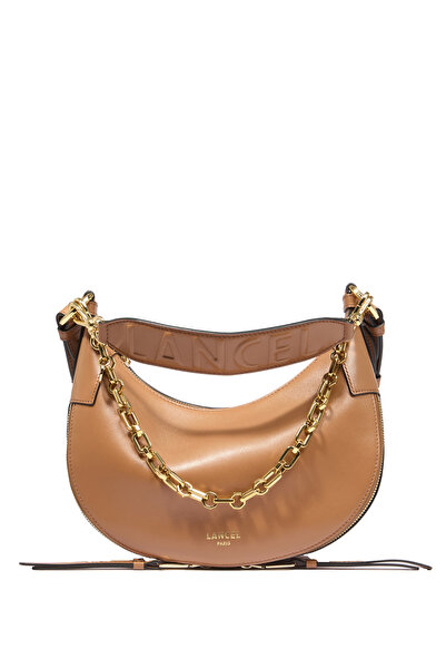 Lancel Omuz Çantası, Standart, Camel