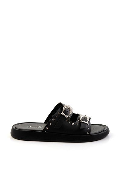 Bambi Black Women's Slippers K04217241509
