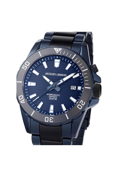 Jacques Lemans Mens Watch Jacques Lemans 1-2222B, Quartz, 42mm, 20ATM