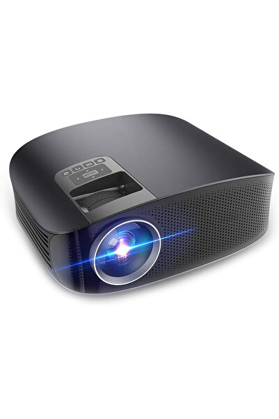 GÜMRÜK BEY YG600 2000 Lümen 1080p 30000 Saat Led Projektör HDMI/VGA /USB/SD/A...