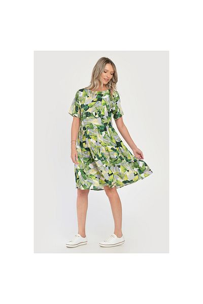Eranthe Women's Medium Dress with Abstract Print V290