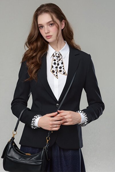 Walkenzo Kozmik Desenli Şık Kadın Çanta Bileklik Saç Çok Amaçlı Kelebek Fular