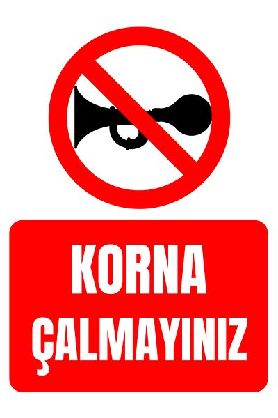 Girl Power 35 X 50 Don'T Play the Horn Foil Printing Sticker Warning Sign