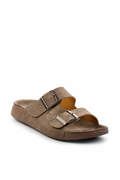 Bambi Vizon Kadın Terlik K04819301301