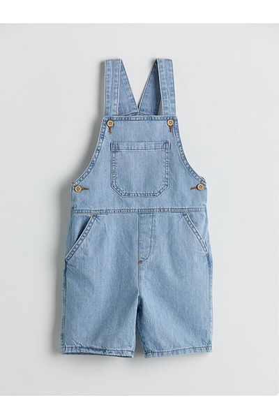LC Waikiki Lcw Kids Square Collar Boy Jean Salopet (S5)