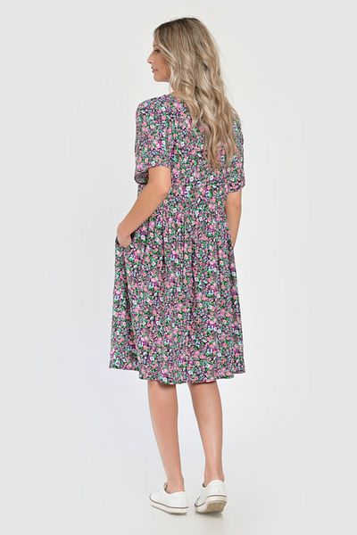 Eranthe Rochie Medie Dama V287, cu model Floral