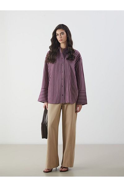 LC Waikiki Lcw Modest Standard Fit Poplin Women's Trousers