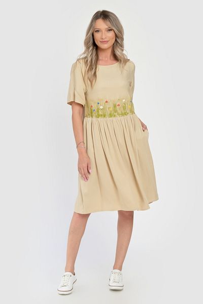 Eranthe Rochie Medie Dama V288, cu model Floral
