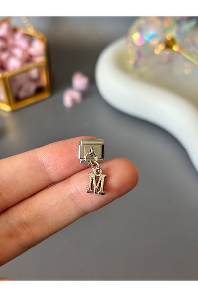 AccSWEN Italian Letter Charm (All Letters Available) Steel