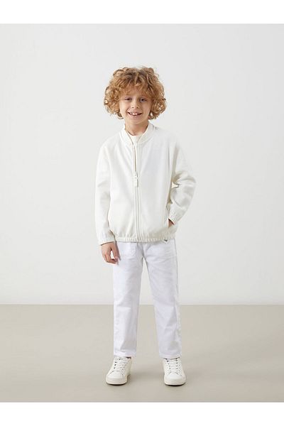 LC Waikiki New Season Basic Boy's Zippered Sweatshirt - S57092Z1