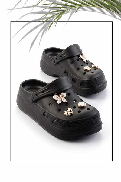 Bambi Papuci de damă Black Gel K 04445042859