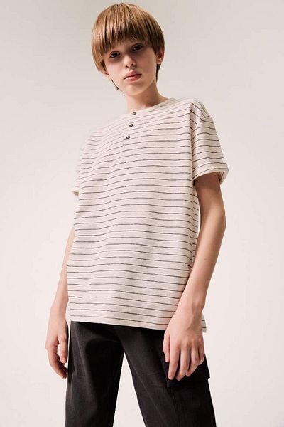 DeFacto New Season Boy's Judge Collar Short Sleeve T-Shirt