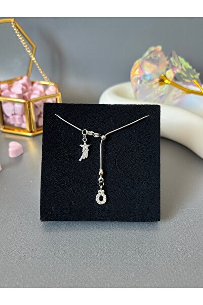 acc swen قلادة مصعد على شكل نجمة متدحرجة باللون الفضي من الفولاذ