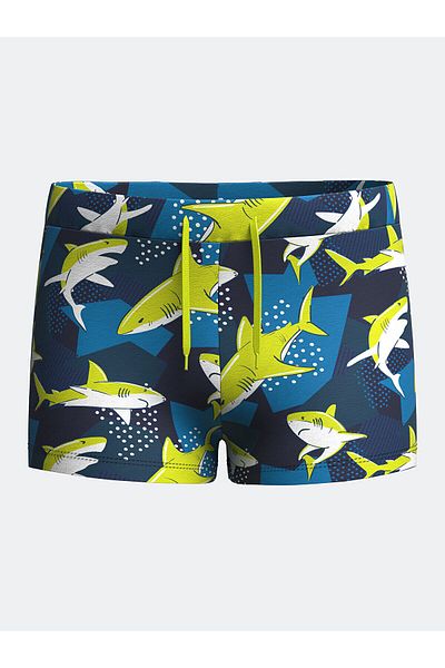 LC Waikiki Pantaloni scurți de baie pentru băiat cu imprimeu cu talie elastică