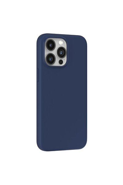 Devia Husa Silicon Nature Series iPhone 15 Pro Albastru