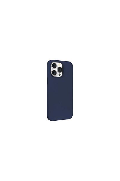 Devia Husa Iphone 14 Pro Nature Series Silicone Magnetic Navy Blue