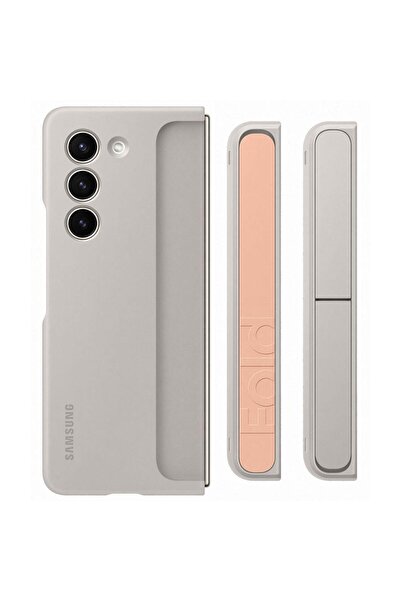 Samsung Husa Originala Standing Cover with Strap Galaxy Z Fold5 Sand
