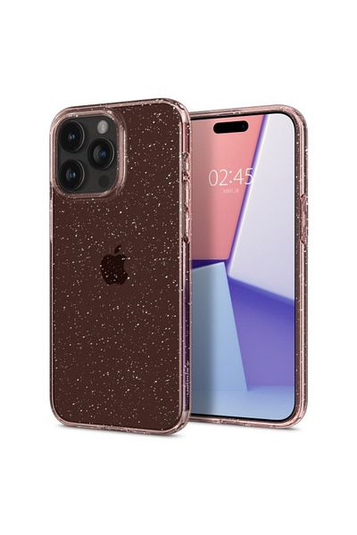 Spigen Case Liquid Crystal Glitter Iphone 15 Pro Max Pink