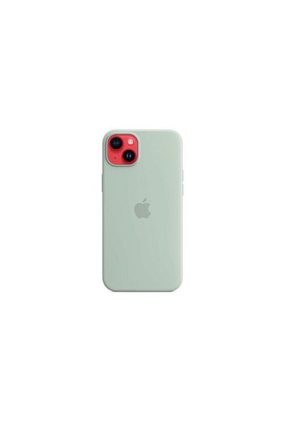 Apple Husa Originala iPhone 14 Plus Silicon, MagSafe, Succulent