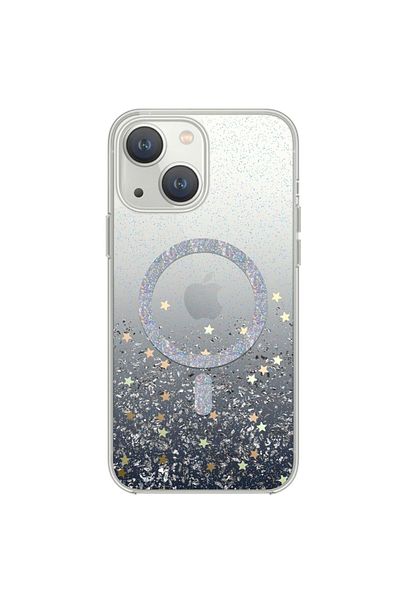 Devia Shiny Series Case Original Design Magnetic iPhone 15 Transparent / Black