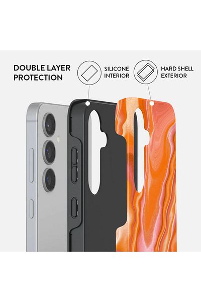 BURGA Dual Layer Retro Glow Samsung Galaxy S24 case