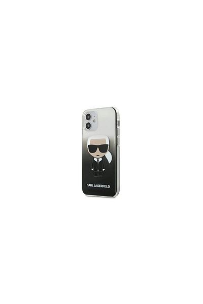 Karl Lagerfeld Iphone 12 Mini Gradient Ikonik Case Black