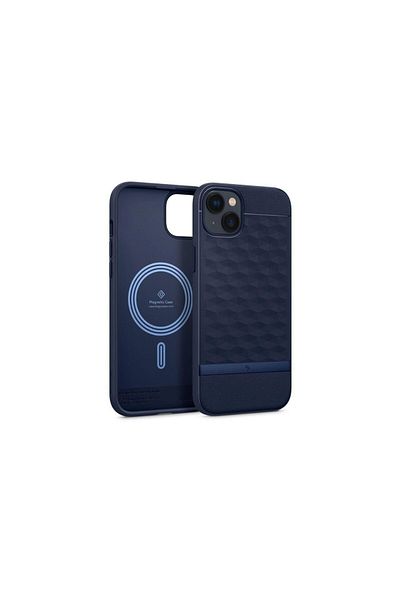 Spigen Husa Iphone 14 Caseology Parallax Magsafe Midnight Blue