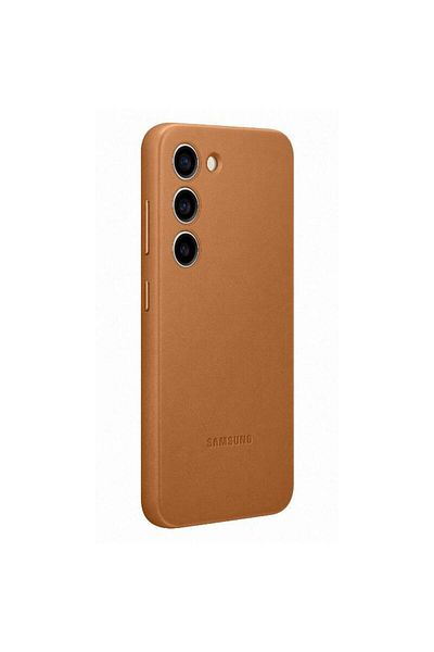 Samsung Husa Originala Leather Cover Galaxy S23 Camel