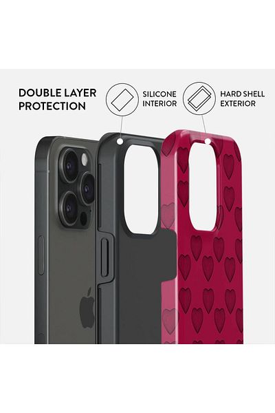 BURGA Dual Layer Single Not Sorry iPhone 15 Pro case