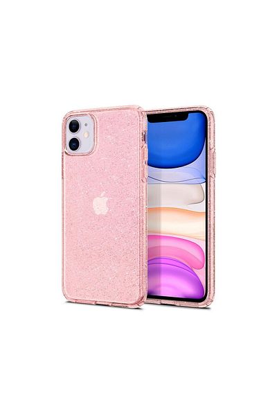 Spigen Case iPhone 12 Mini Liquid Crystal Glitter Rose Quartz