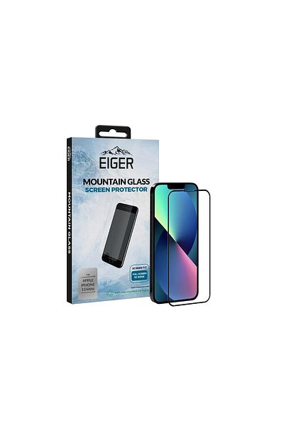 EIGER Folie Iphone 13 Mini Glass 3d Edge To Edge Clear Black