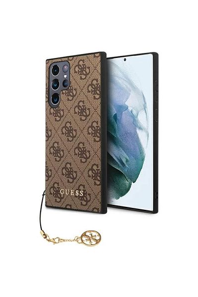 Guess Case 4g Charms Samsung Galaxy S23 Ultra Brown