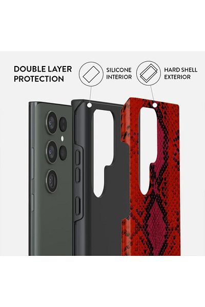 BURGA Dual Layer Wild Pomegranate Samsung Galaxy S23 Ultra case