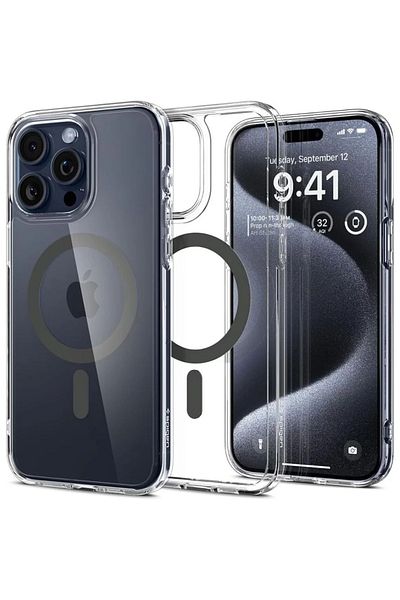 Spigen Case Ultra Hybrid Magsafe Iphone 15 Pro Max Graphite