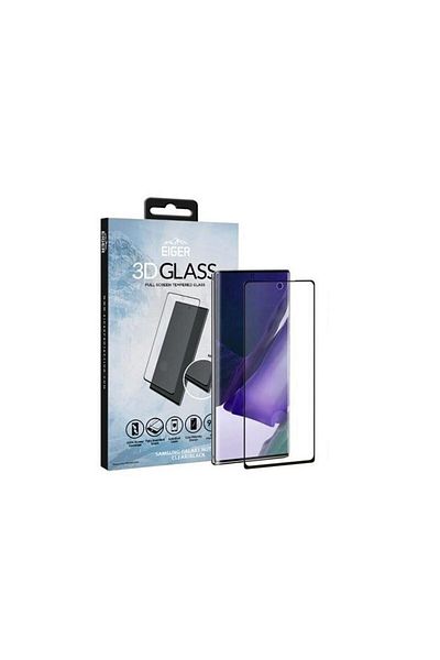 EIGER Foil Samsung Galaxy Note 20 Glass 3d Edge To Edge Clear Black
