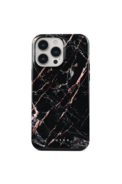 BURGA Husa iPhone 14 Pro Dual Layer Rose Gold Marble