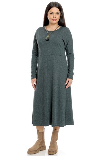 Eranthe Long Dress, Dark Grey PQ86