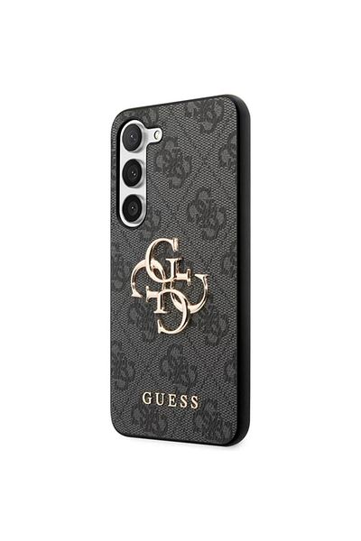 Guess Pu Case 4g Metal Logo Samsung Galaxy A35 5g Grey