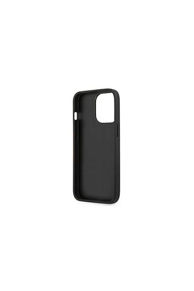 Karl Lagerfeld Husa Iphone 13 Leather Ikonik Karl`s Head Metal Albastru