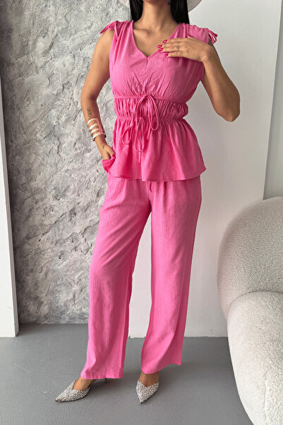 giyimmasalı Strawberry Fabric Set - Pink