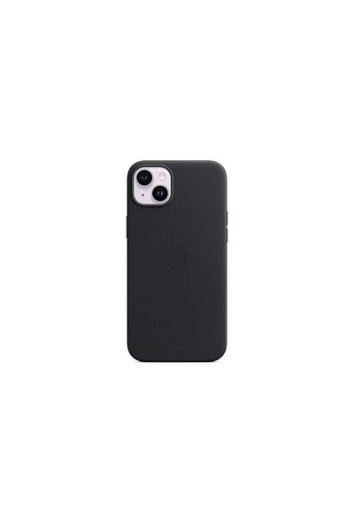 Apple Husa Originala iPhone 14 Plus Leather, MagSafe, Midnight