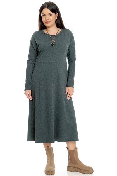Eranthe Long Dress, Dark Grey PQ86