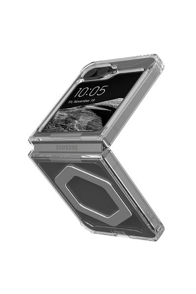 UAG Plyo Pro Magsafe Case Samsung Galaxy Z Flip6 Ice Silver