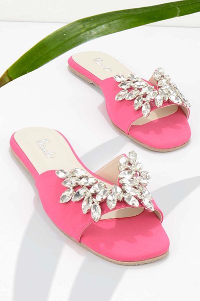 Bambi Matte Fuchsia Women's Slippers K04511000438
