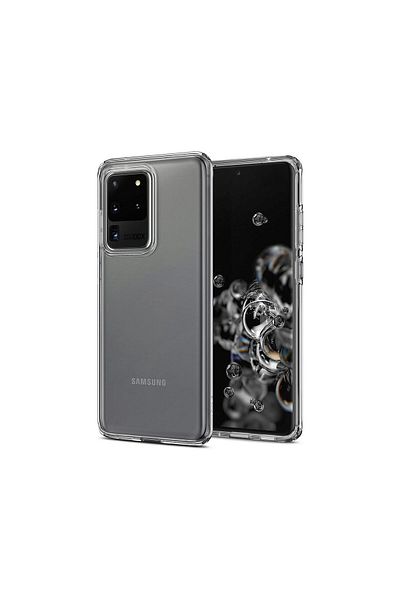 Spigen Husa Samsung Galaxy S20 Ultra Spigen Crystal Flex Crystal Clear