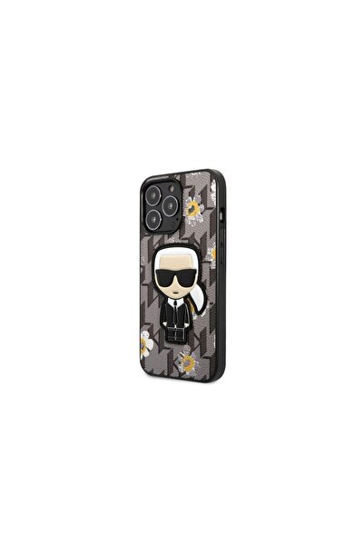 Karl Lagerfeld Husa iPhone 13 Pro Ikonik Flower Gri